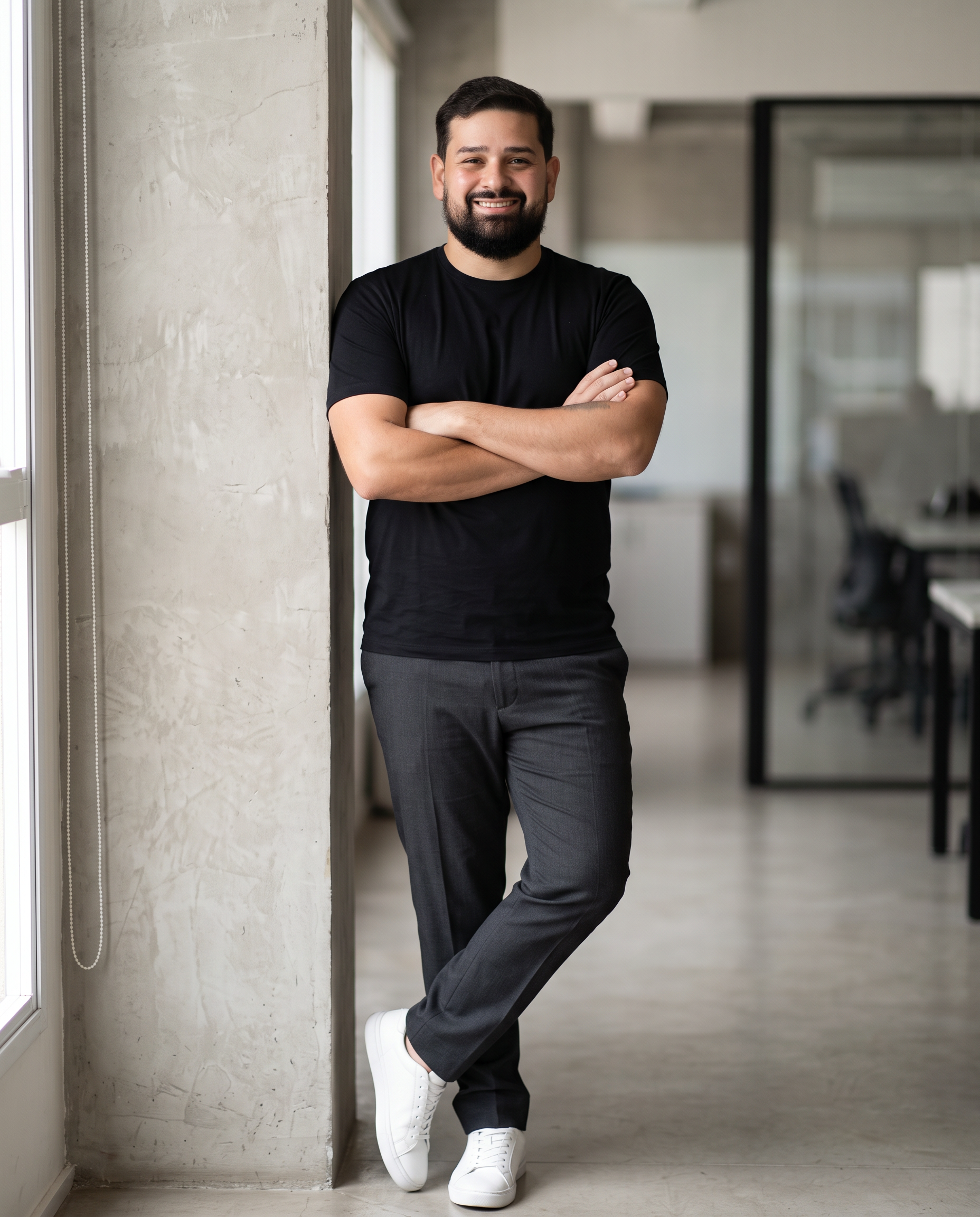 Júlio, fundador da Barba Criativa